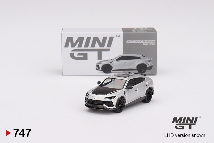 Lamborghini Urus Performante Grigio Nimbus Mini GT 1:64