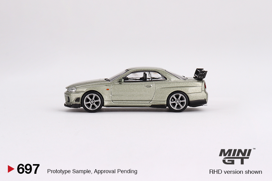 Nissan Skyline GT-R R34 TommyKaira R-Z Millenium Jade Mini GT 1:64