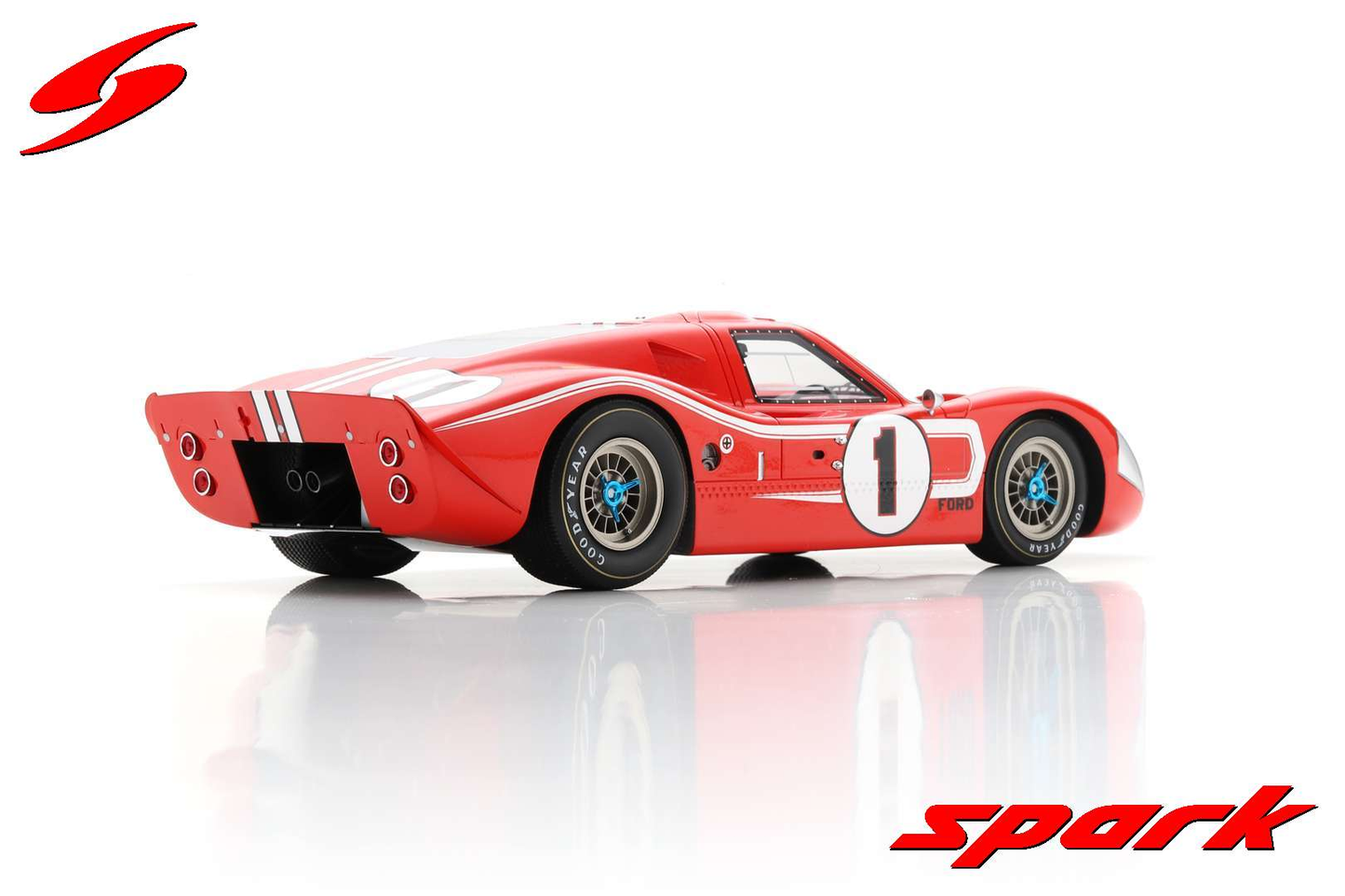 Ford GT40 MKIV #1 Winner Le Mans 1967 Spark 1:18