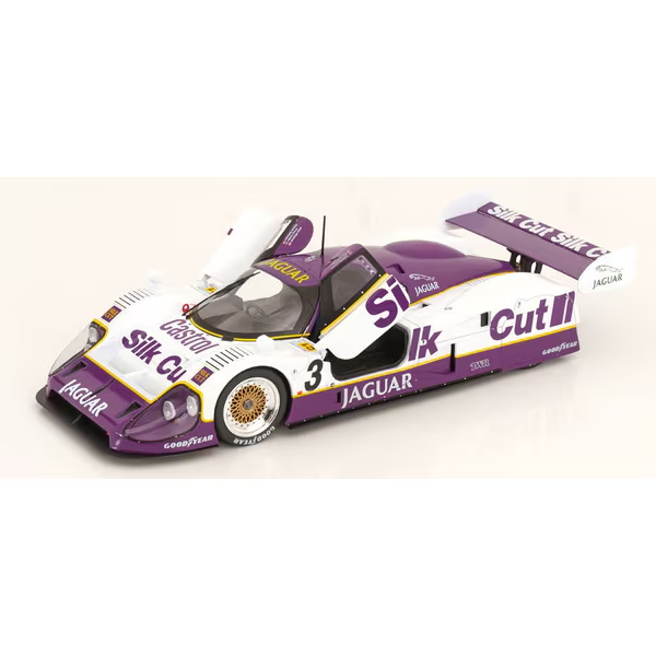 Jaguar XJR-12 #3 Winner 24h LeMans 1990 Brundle/Nielsen/Cobb Silk Cut 1:18 CMR