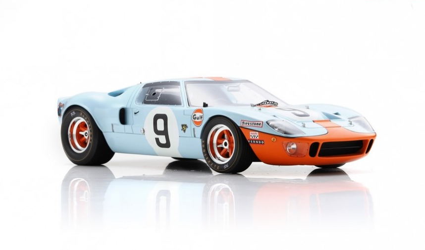 Ford GT40 MKI #1 Winner Le Mans 1968 Spark 1:18