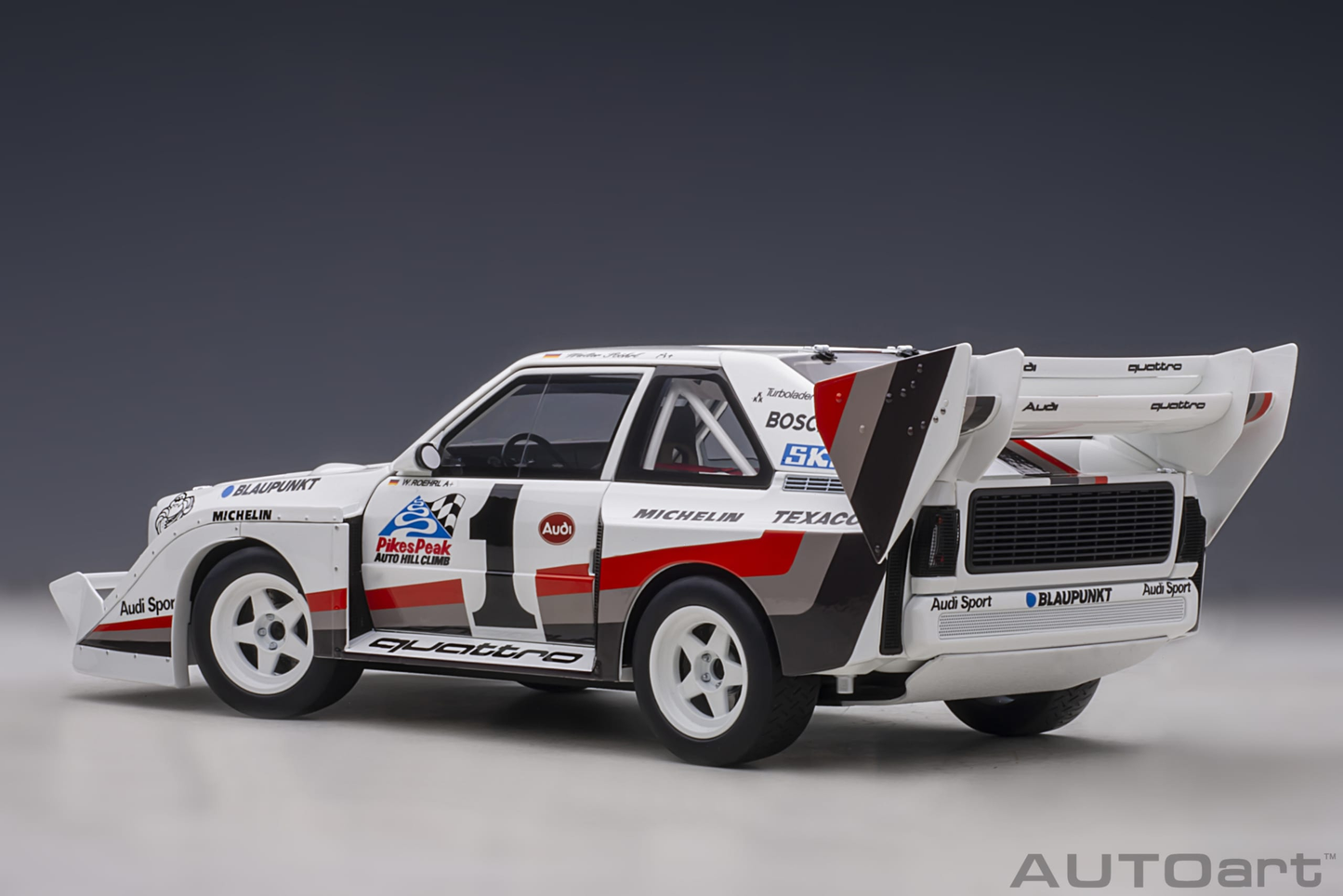 Audi Sport Quattro S1 Pikes Peak 1987 #1 AUTOart 1:18