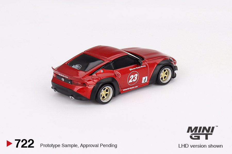 Nissan Z Pandem Passion Red Mini GT 1:64