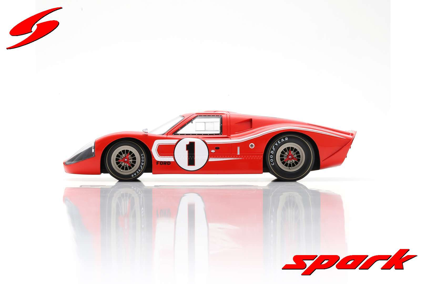 Ford GT40 MKIV #1 Winner Le Mans 1967 Spark 1:18