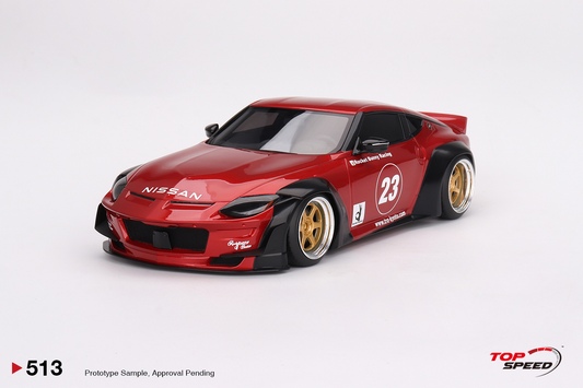 Nissan Z (RZ34) Pandem Passion Red Top Speed 1:18