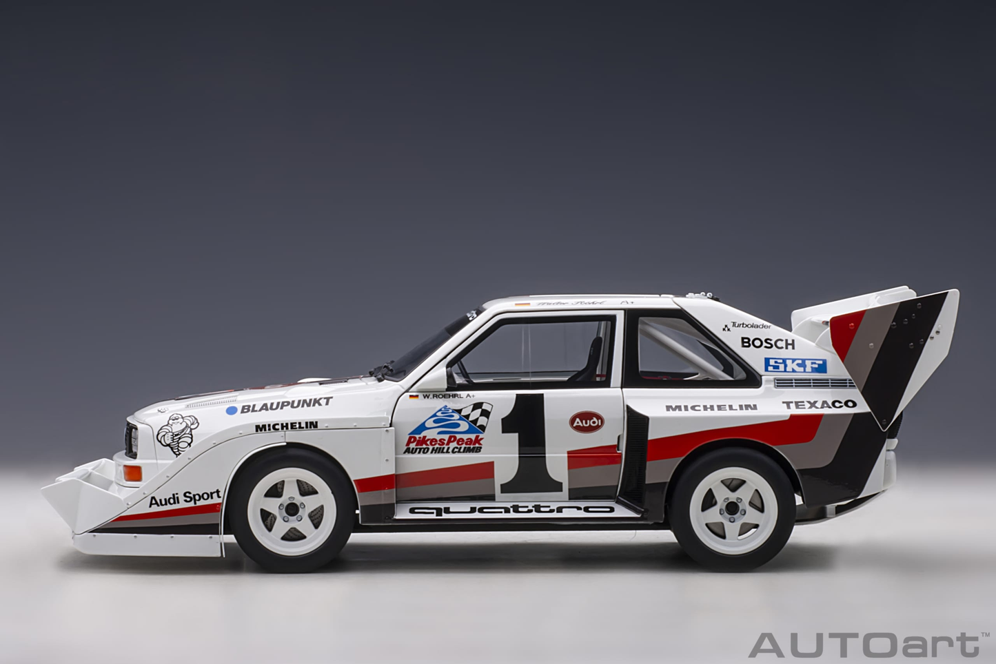 Audi Sport Quattro S1 Pikes Peak 1987 #1 AUTOart 1:18