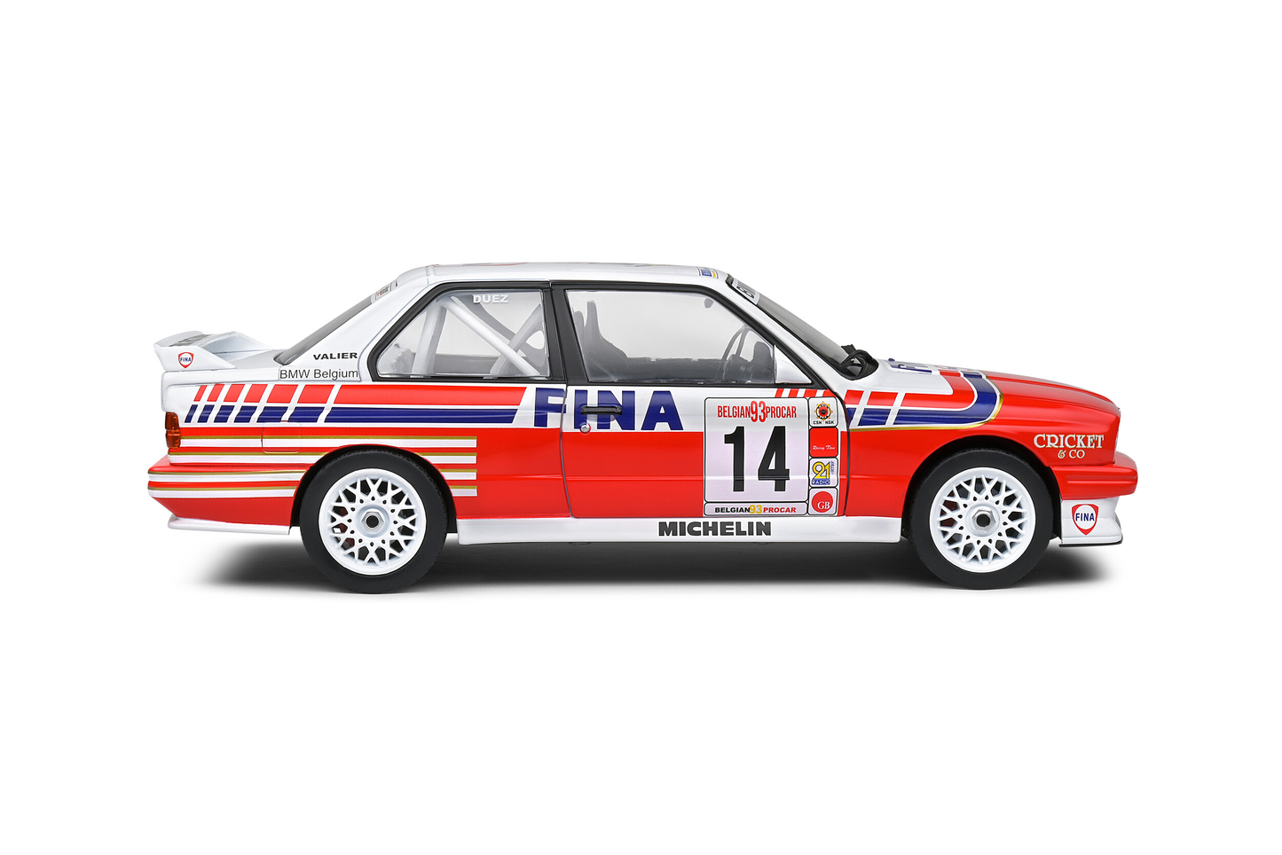 BMW E30 M3 1993 Belgium Procar Solido 1:18