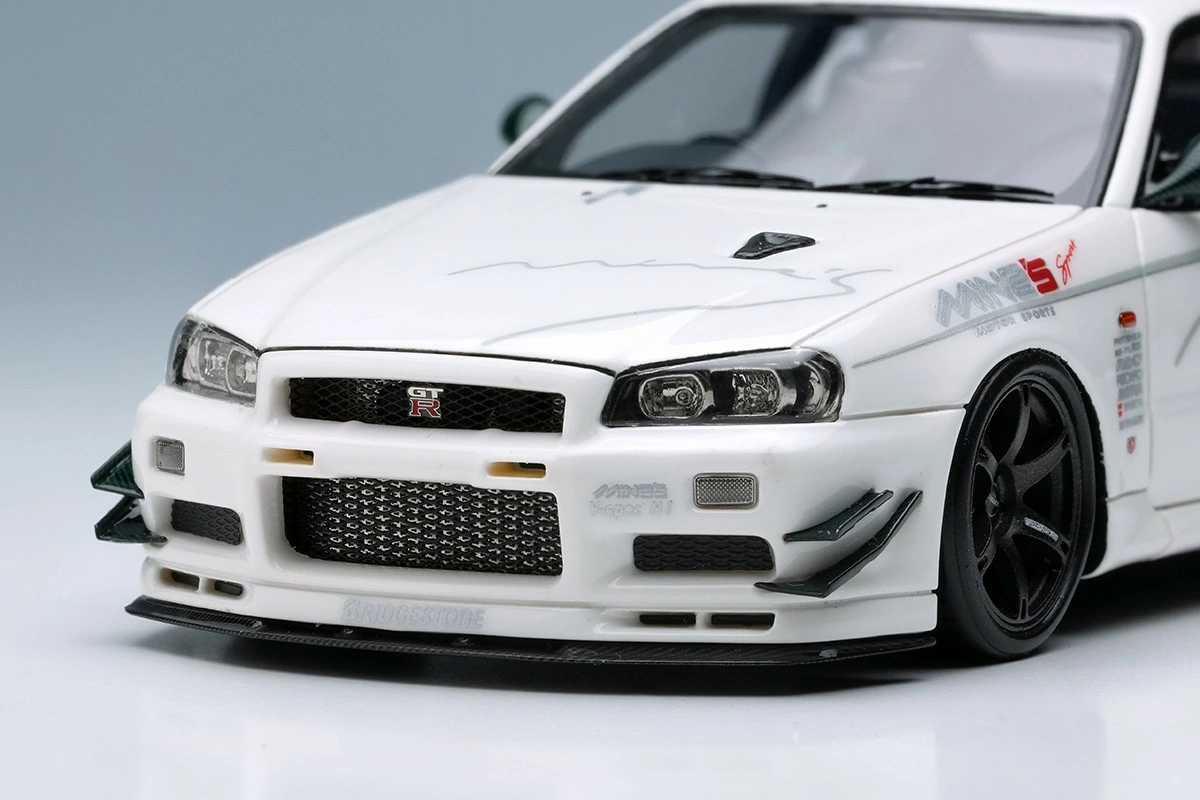 Mine's Skyline GT-R (BNR34) V-spec N1 Tokyo Auto Salon 2024 Make-Up 1:43