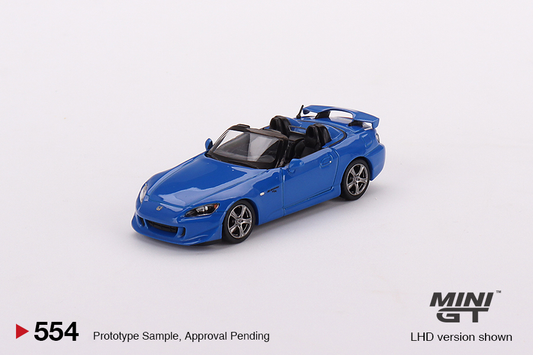 Honda S2000 CR Apex Blue Mini GT 1:64