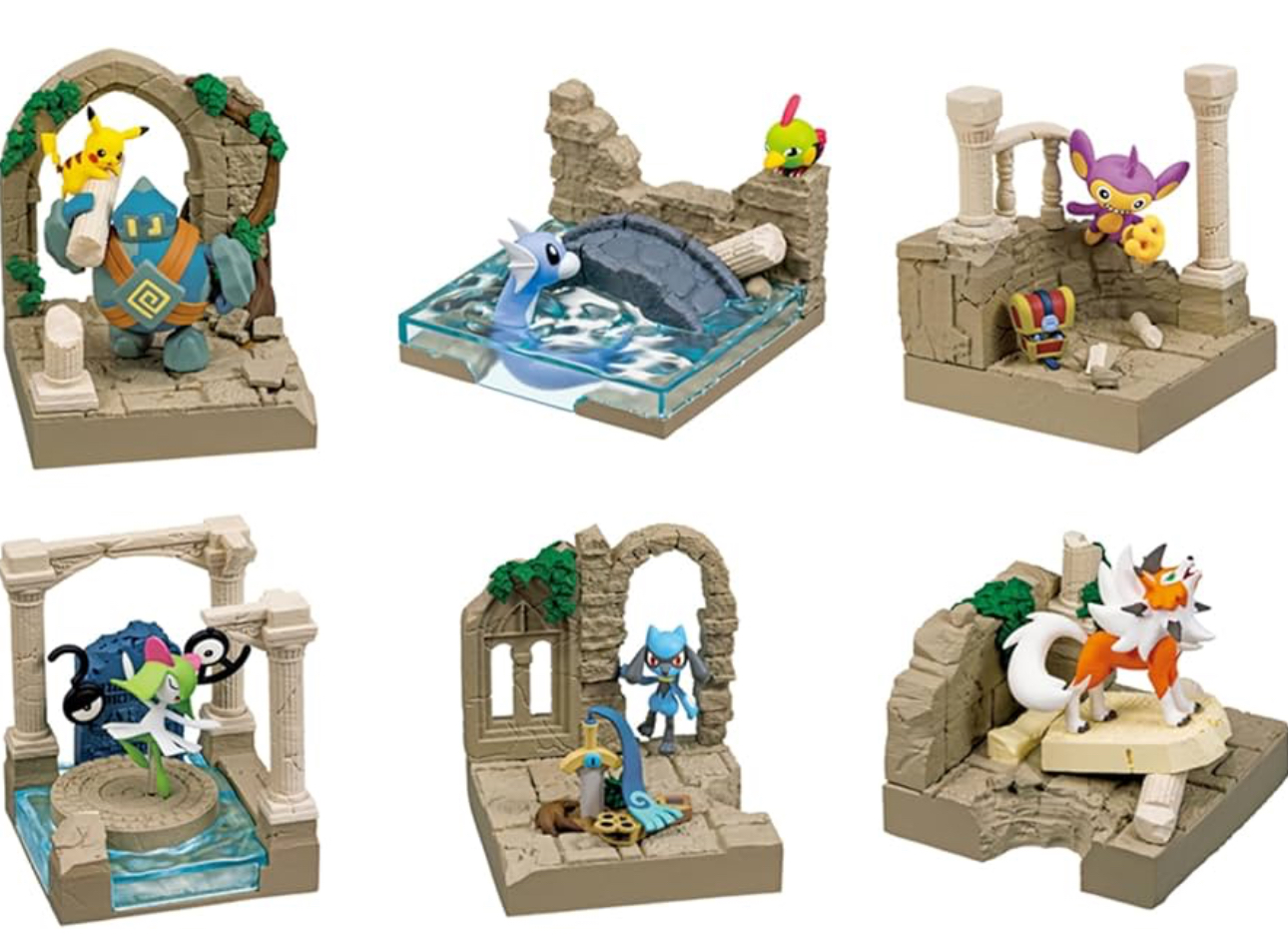 Pokémon Dioramas Set - Mystical Ruins