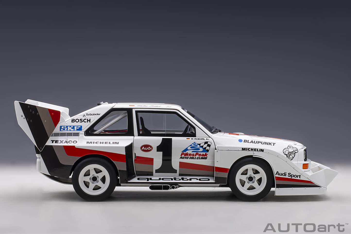 Audi Sport Quattro S1 Pikes Peak 1987 #1 AUTOart 1:18