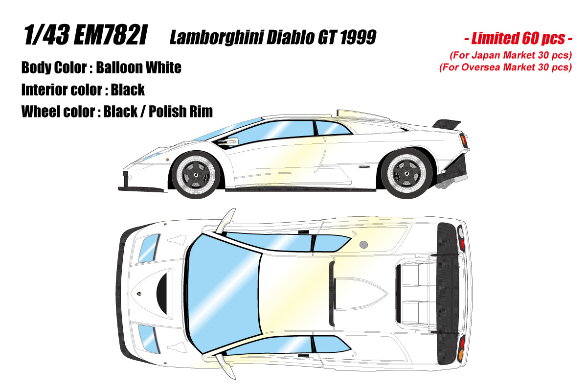 Lamborghini Diablo GT 1999 Make Up 1:43