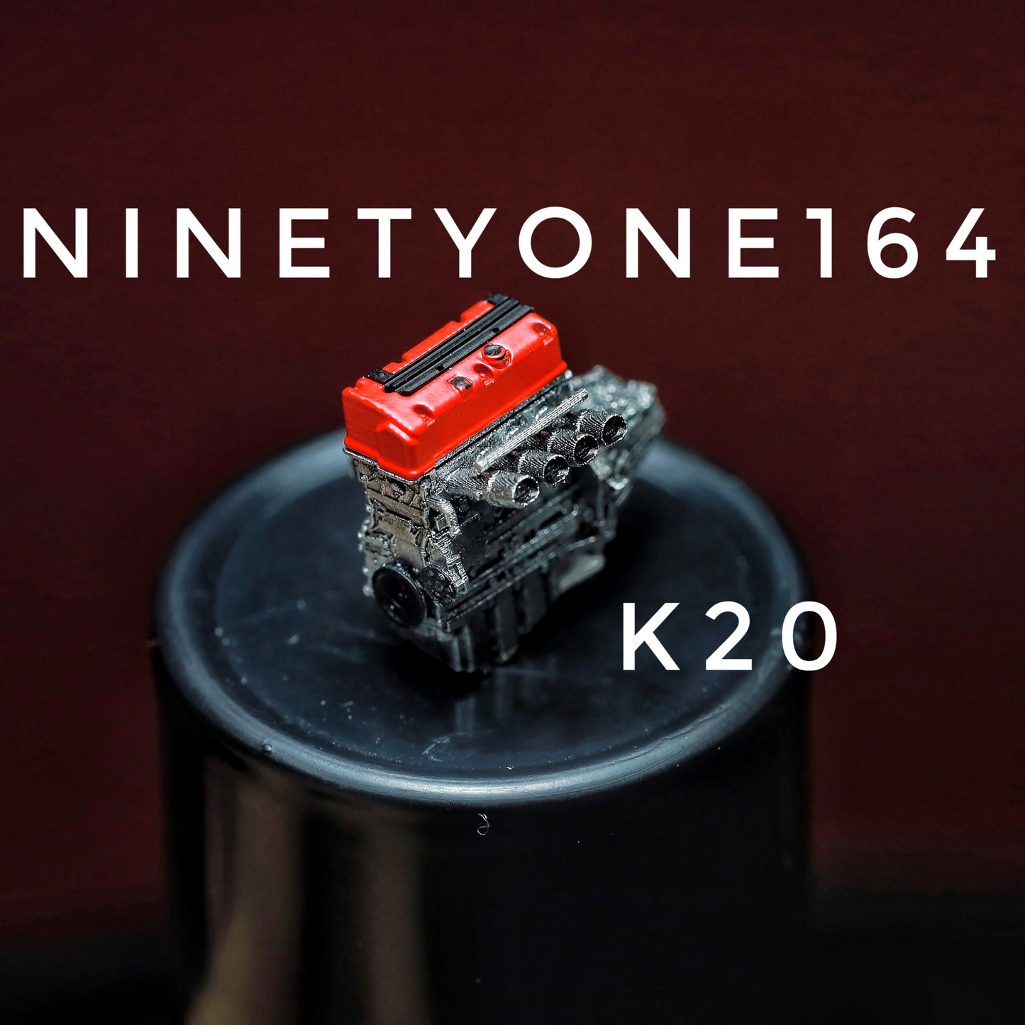 Moteur K20, RB26 ou 2JZ Ninety One 1:64