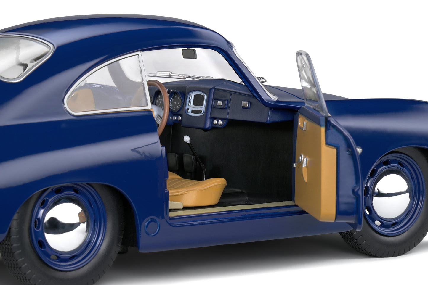 Porsche 356 Pré-A 1953 Petrol Blue Solido 1:18