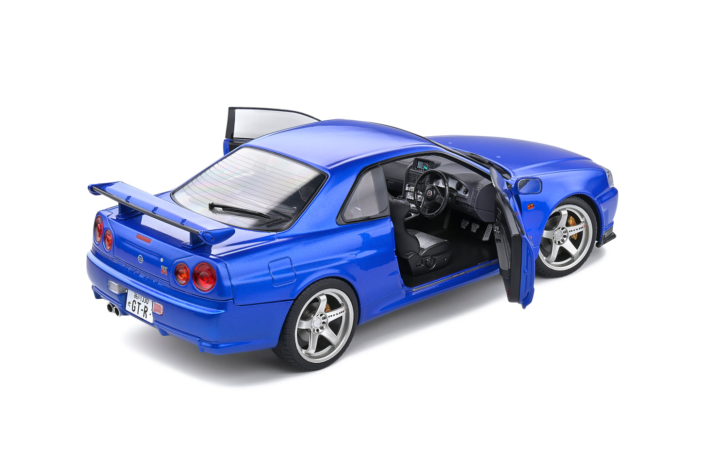 Nissan Skyline GT-R Bayside Blue Solido 1:18