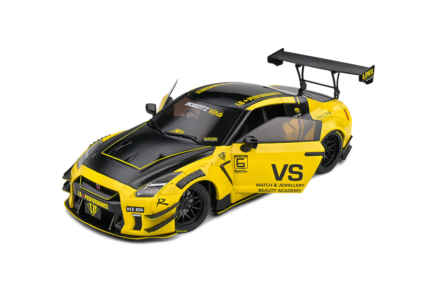 Nissan GT-R (R35) Liberty Walk Body Kit 2.0 2020 Solido 1:18