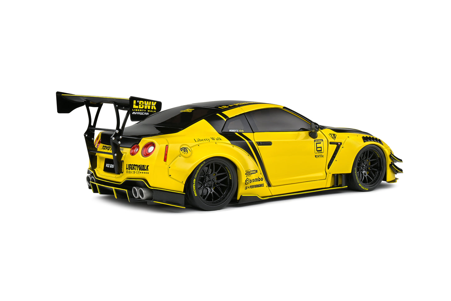 Nissan GT-R (R35) Liberty Walk Body Kit 2.0 2020 Solido 1:18