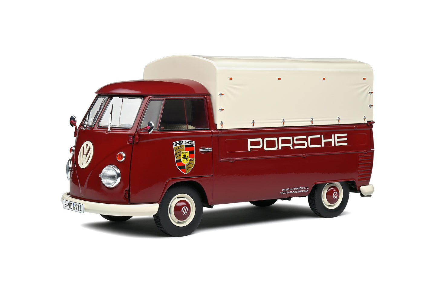 Volkswagen T1 Pick Up 1950 Porsche Service Solido 1:18