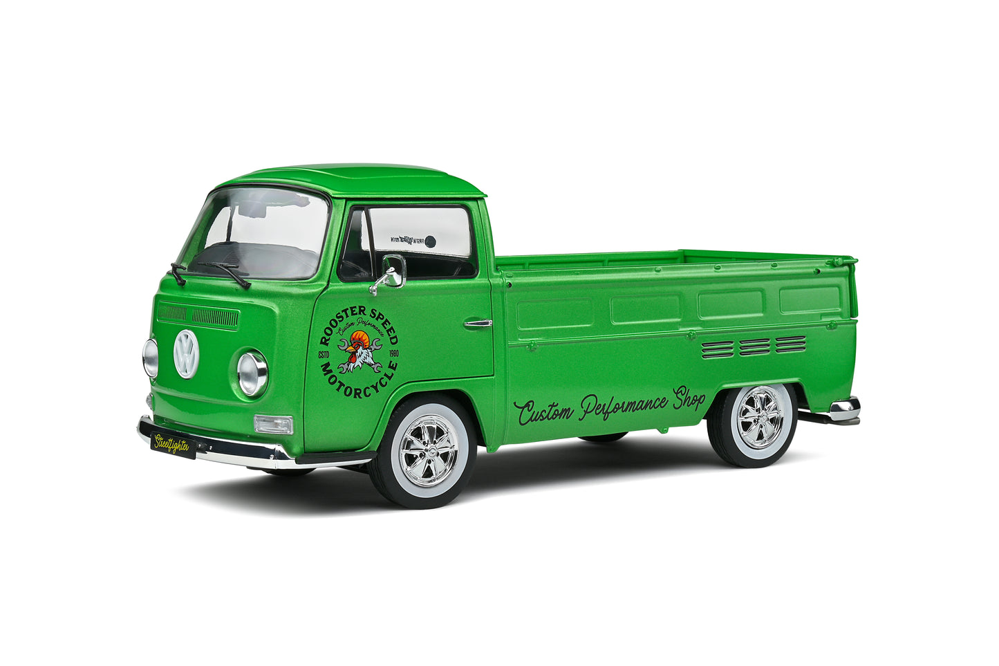 Volkswagen T2 Pick Up 1968 Custom Green Solido 1:18