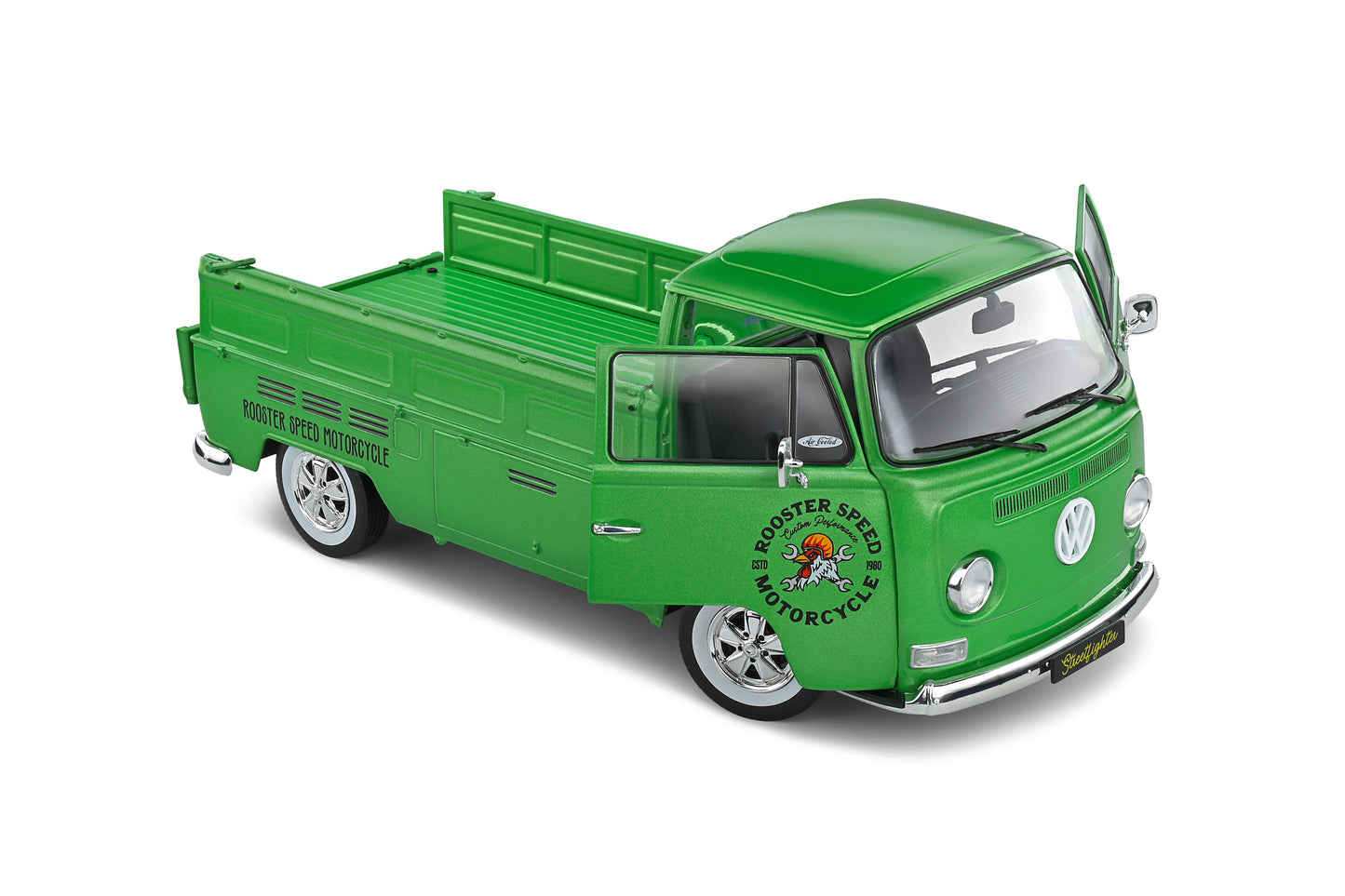 Volkswagen T2 Pick Up 1968 Custom Green Solido 1:18