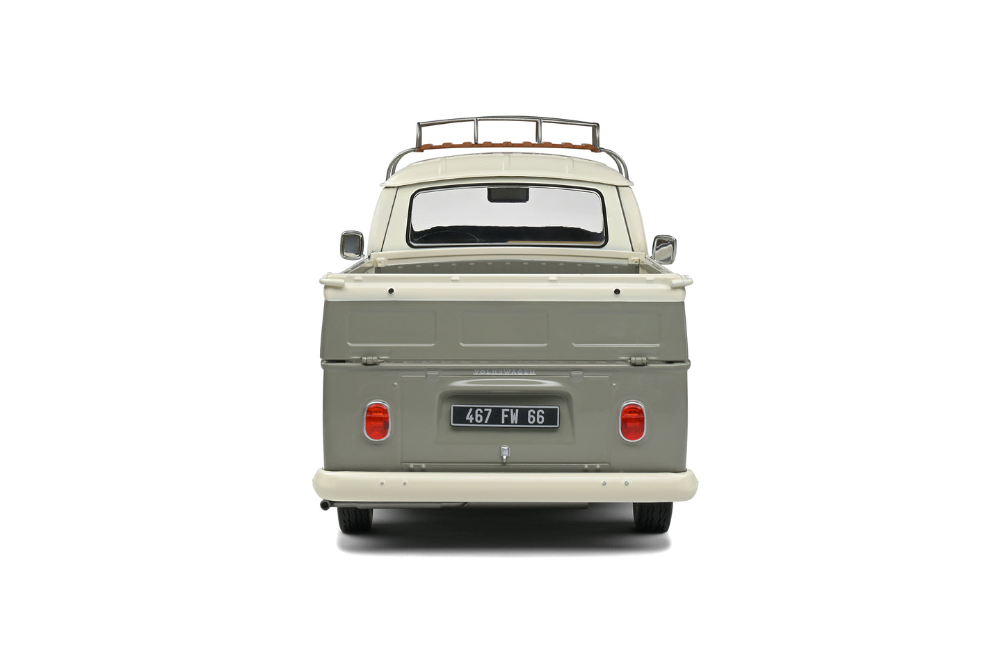 Volkswagen T2 Pick Up 1968 Custom Grey Solido 1:18