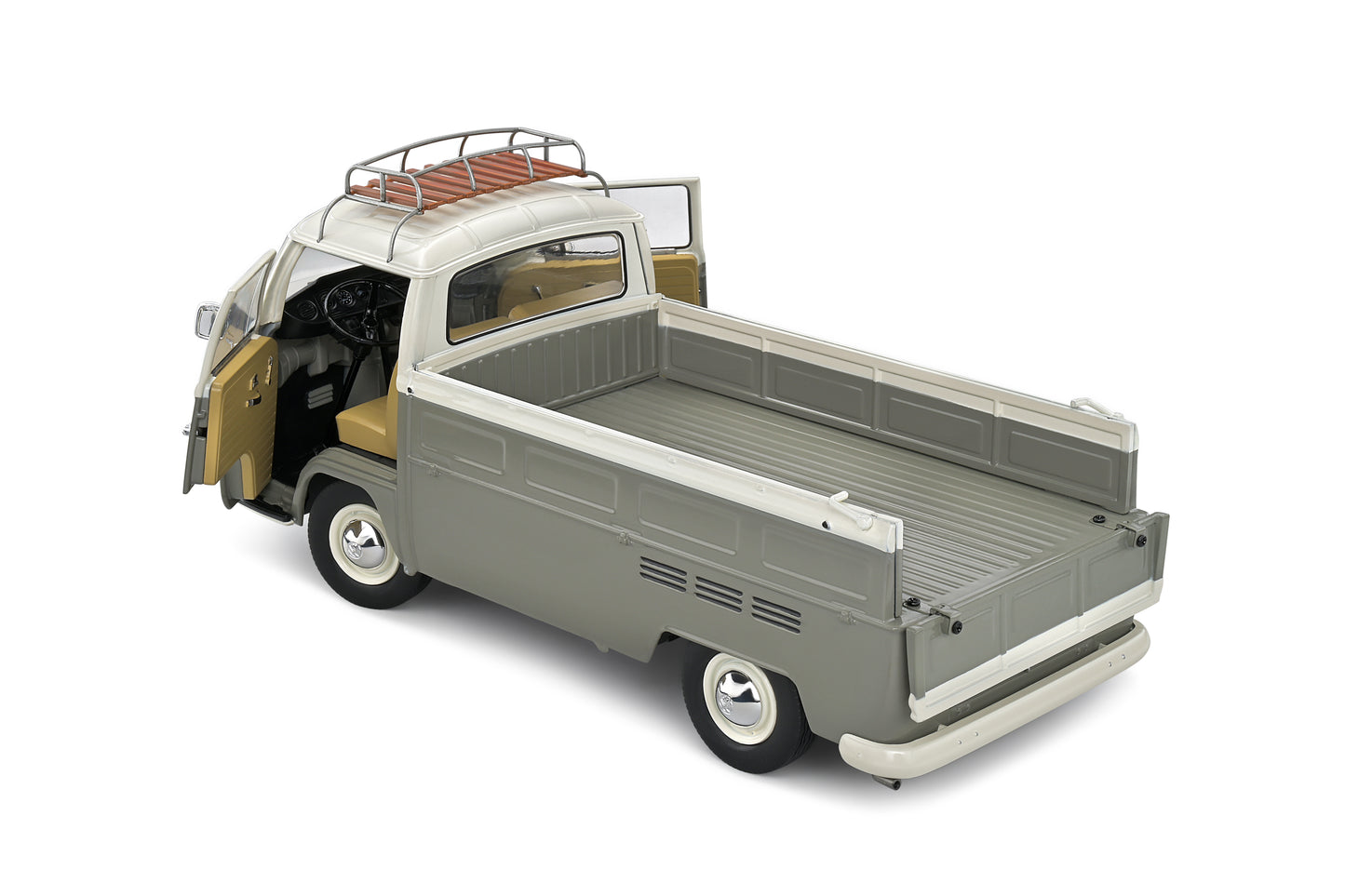 Volkswagen T2 Pick Up 1968 Custom Grey Solido 1:18