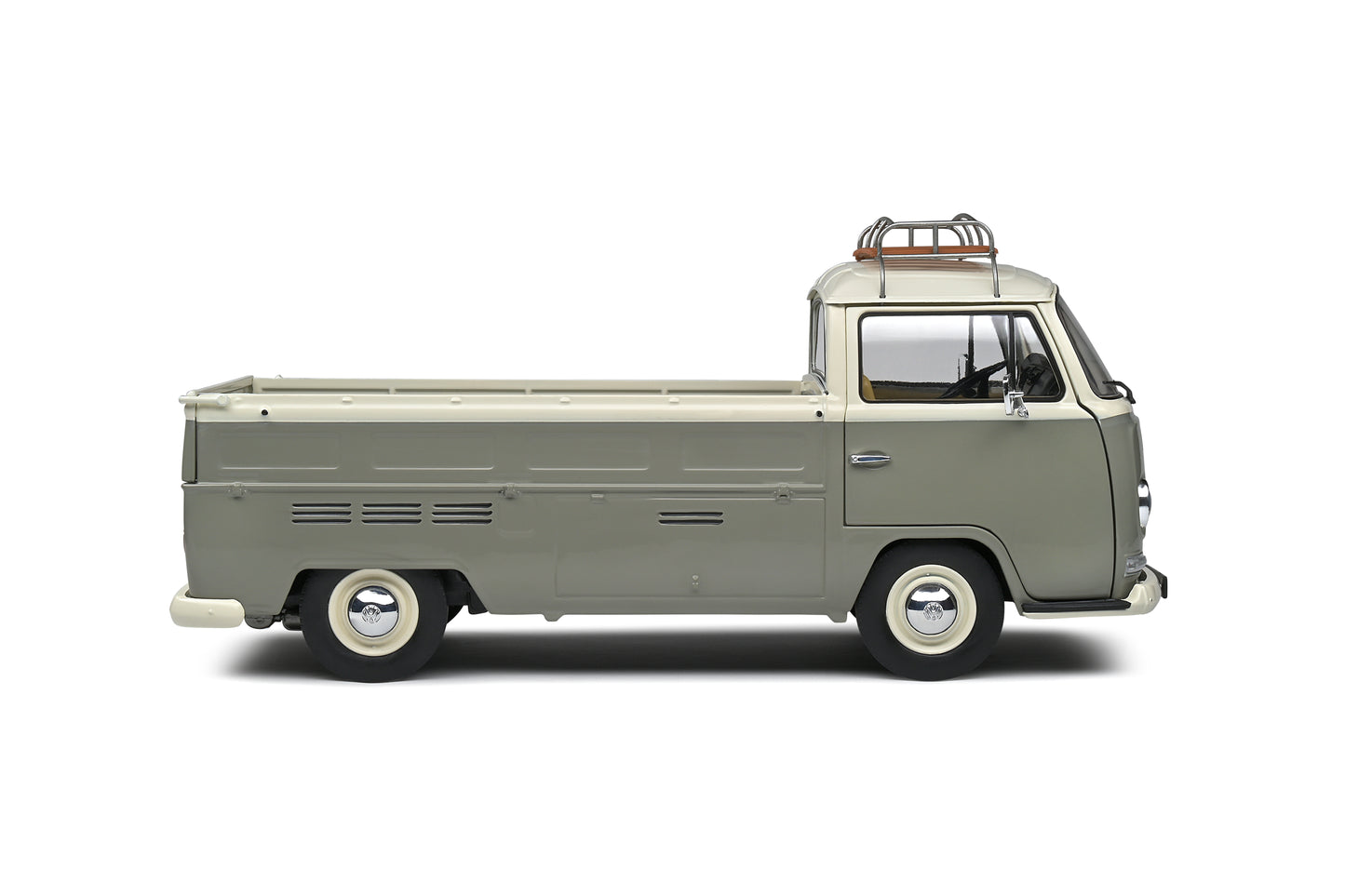 Volkswagen T2 Pick Up 1968 Custom Grey Solido 1:18