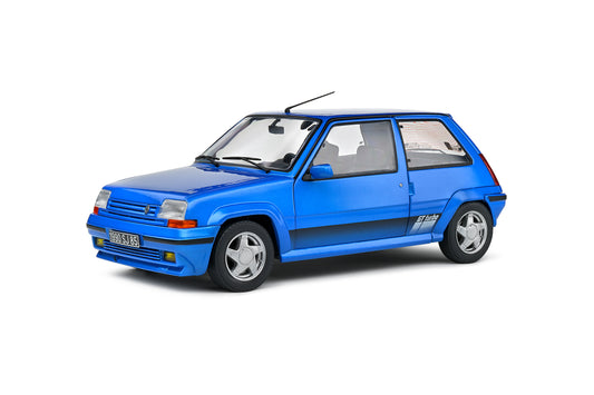 Renault 5 GT Turbo Phase 2 1989 Bleu Lumière Solido 1:18