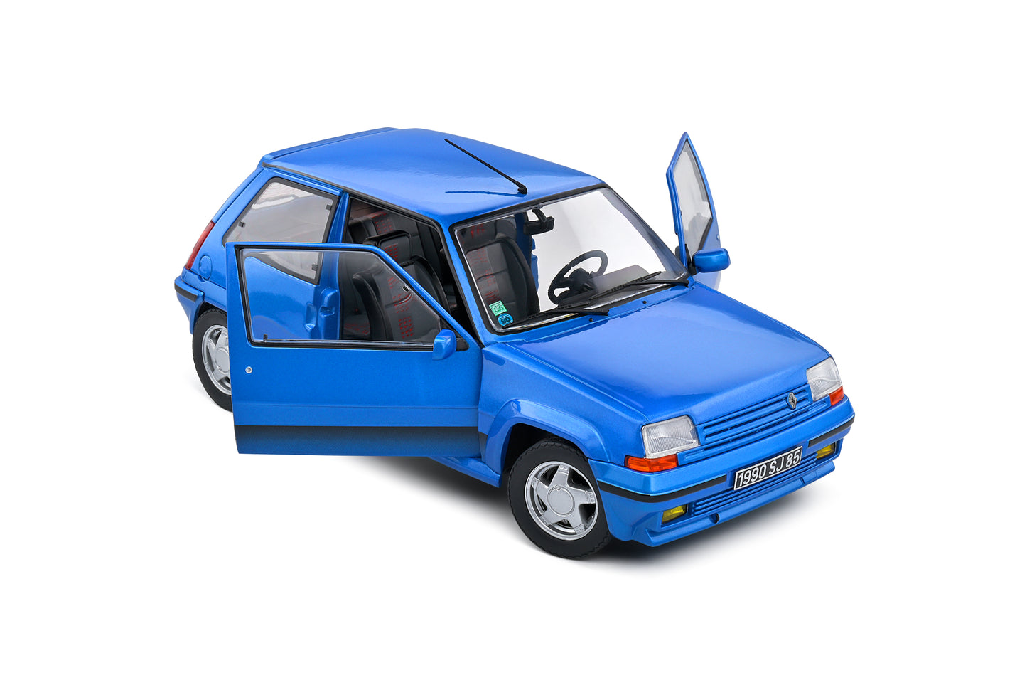 Renault 5 GT Turbo Phase 2 1989 Bleu Lumière Solido 1:18