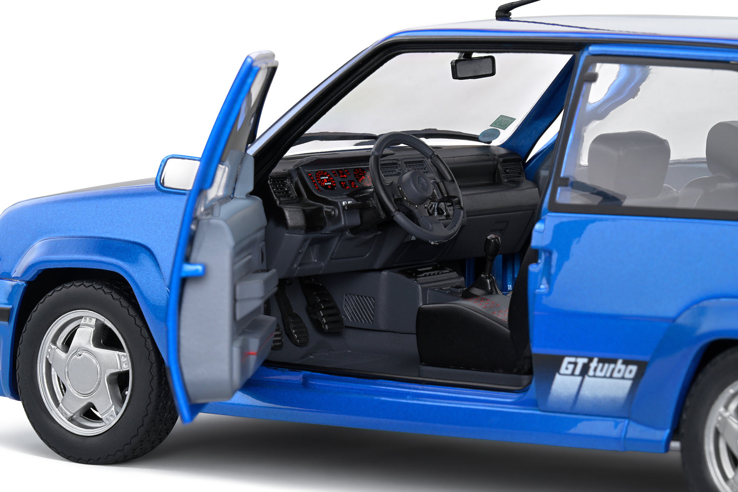 Renault 5 GT Turbo Phase 2 1989 Bleu Lumière Solido 1:18