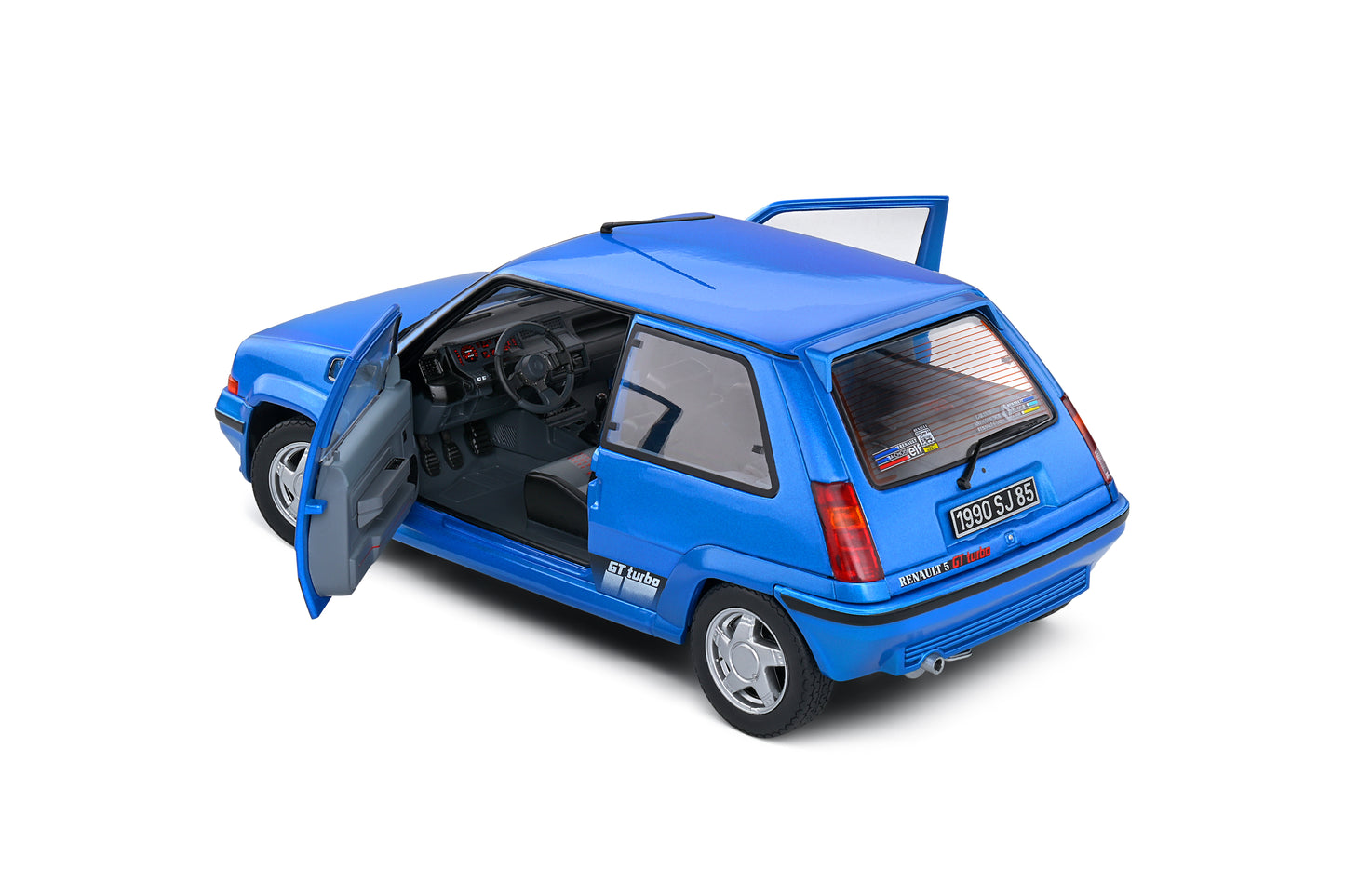 Renault 5 GT Turbo Phase 2 1989 Bleu Lumière Solido 1:18