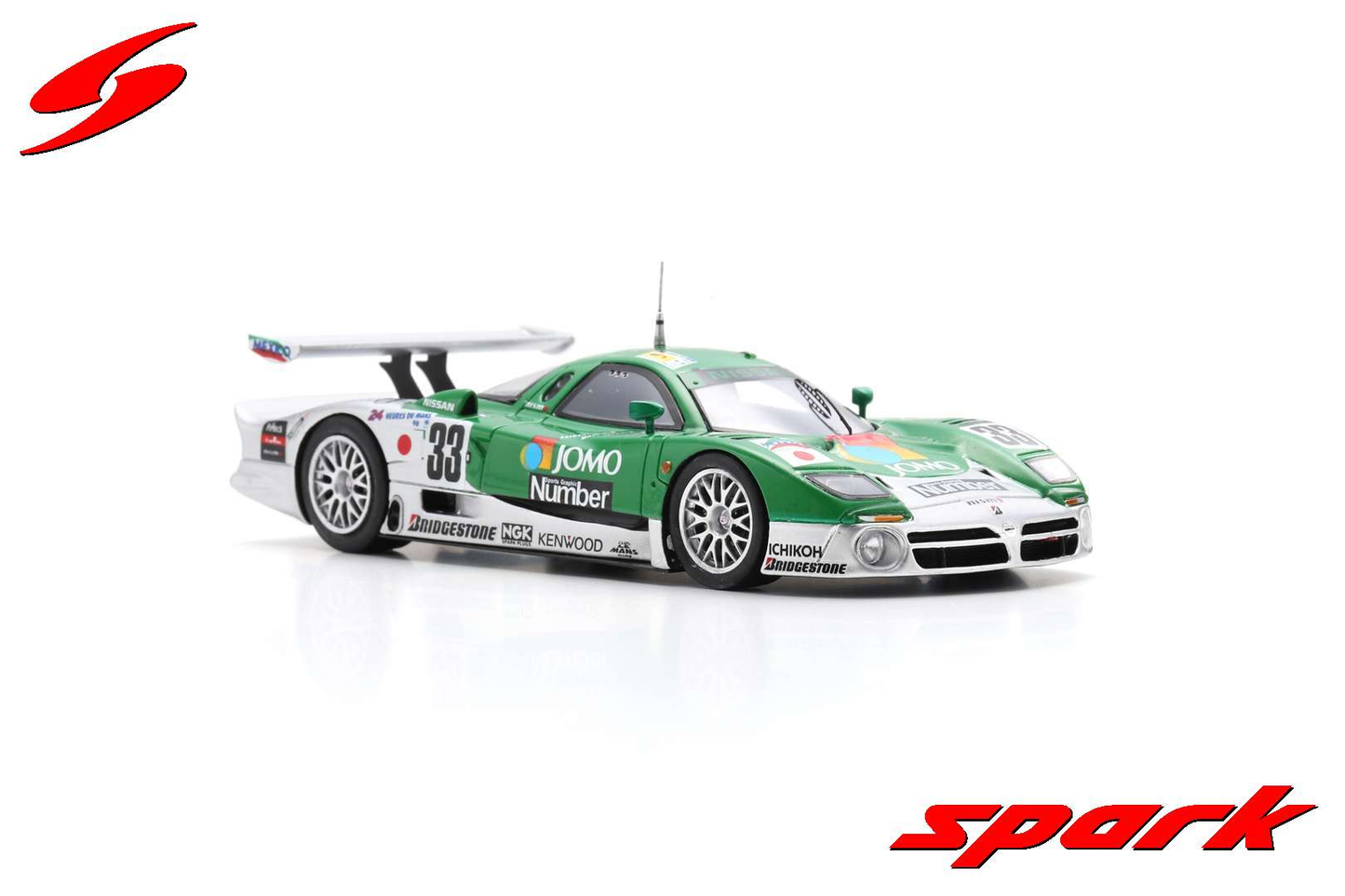 Nissan R390 GT1 #33 Nissan Motorsport 24H Le Mans 1998 Spark 1:43