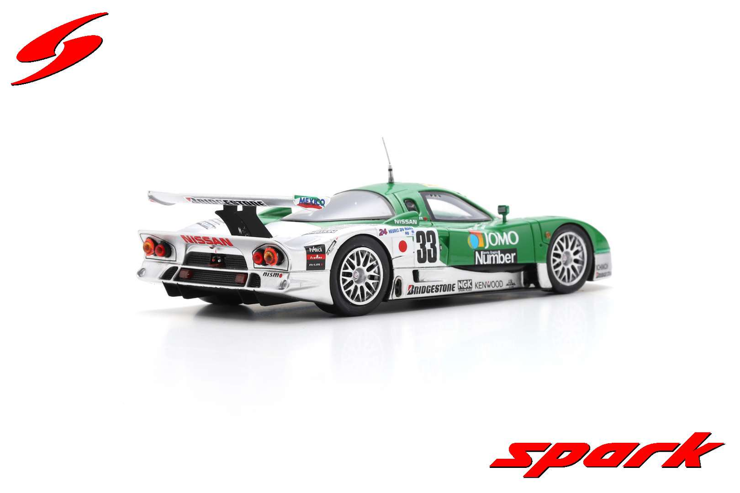 Nissan R390 GT1 #33 Nissan Motorsport 24H Le Mans 1998 Spark 1:43