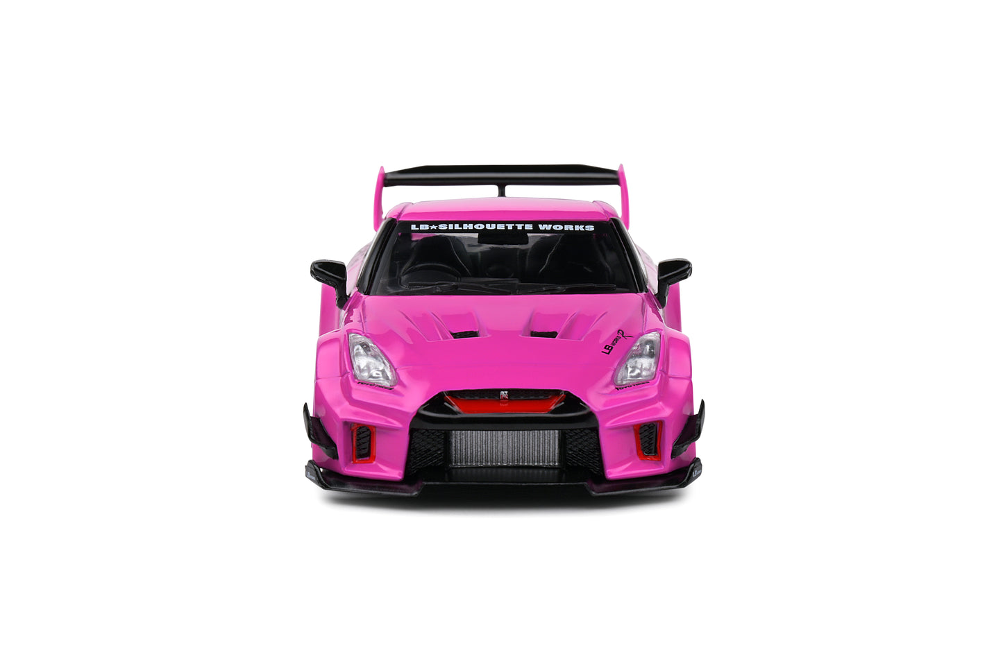 Nissan GT-R R35 LBWK Silhouette Pink Solido 1/43