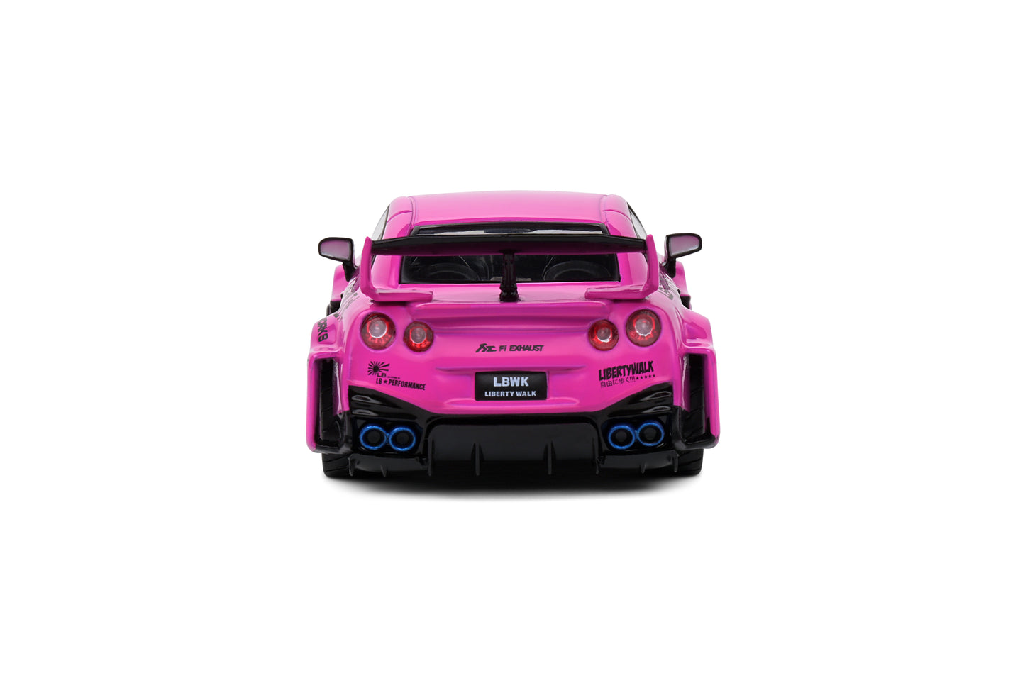 Nissan GT-R R35 LBWK Silhouette Pink Solido 1/43