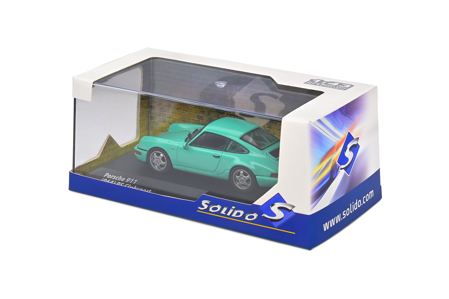 Porsche 964 RS Clubsport 1994 Mint Green Solido 1:43