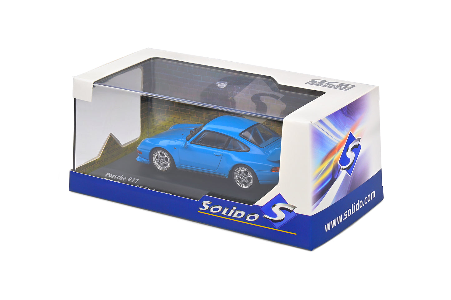 Porsche 993 RS Clubsport Blue Solido 1:43