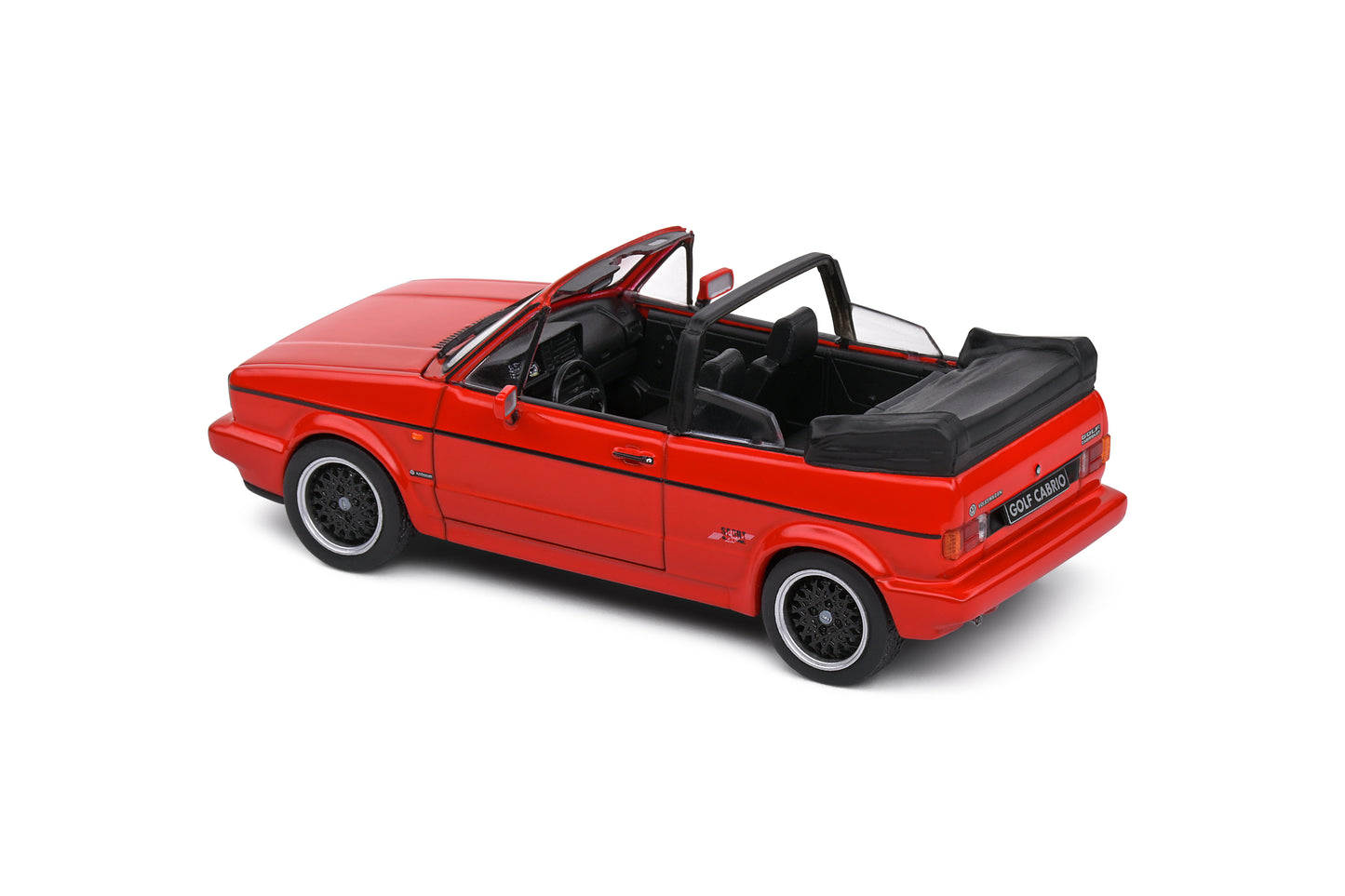 Volkswagen Golf MK1 Convertible 1992 Red Solido 1:43