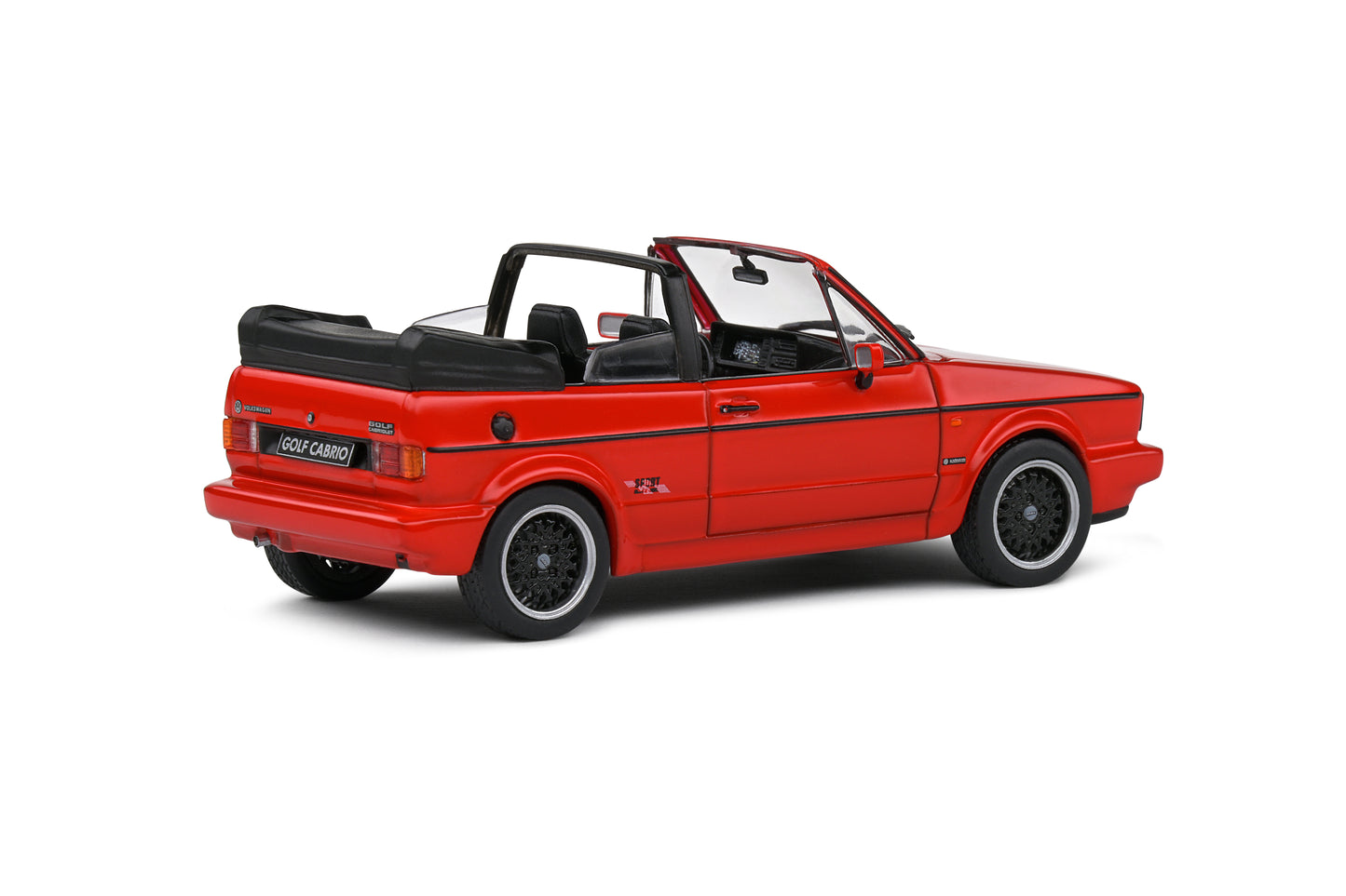 Volkswagen Golf MK1 Convertible 1992 Red Solido 1:43