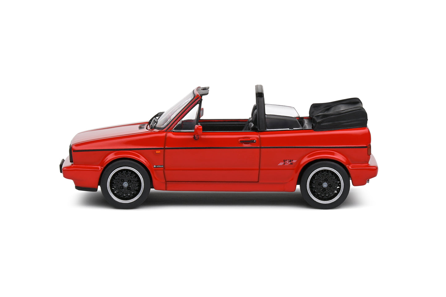 Volkswagen Golf MK1 Convertible 1992 Red Solido 1:43