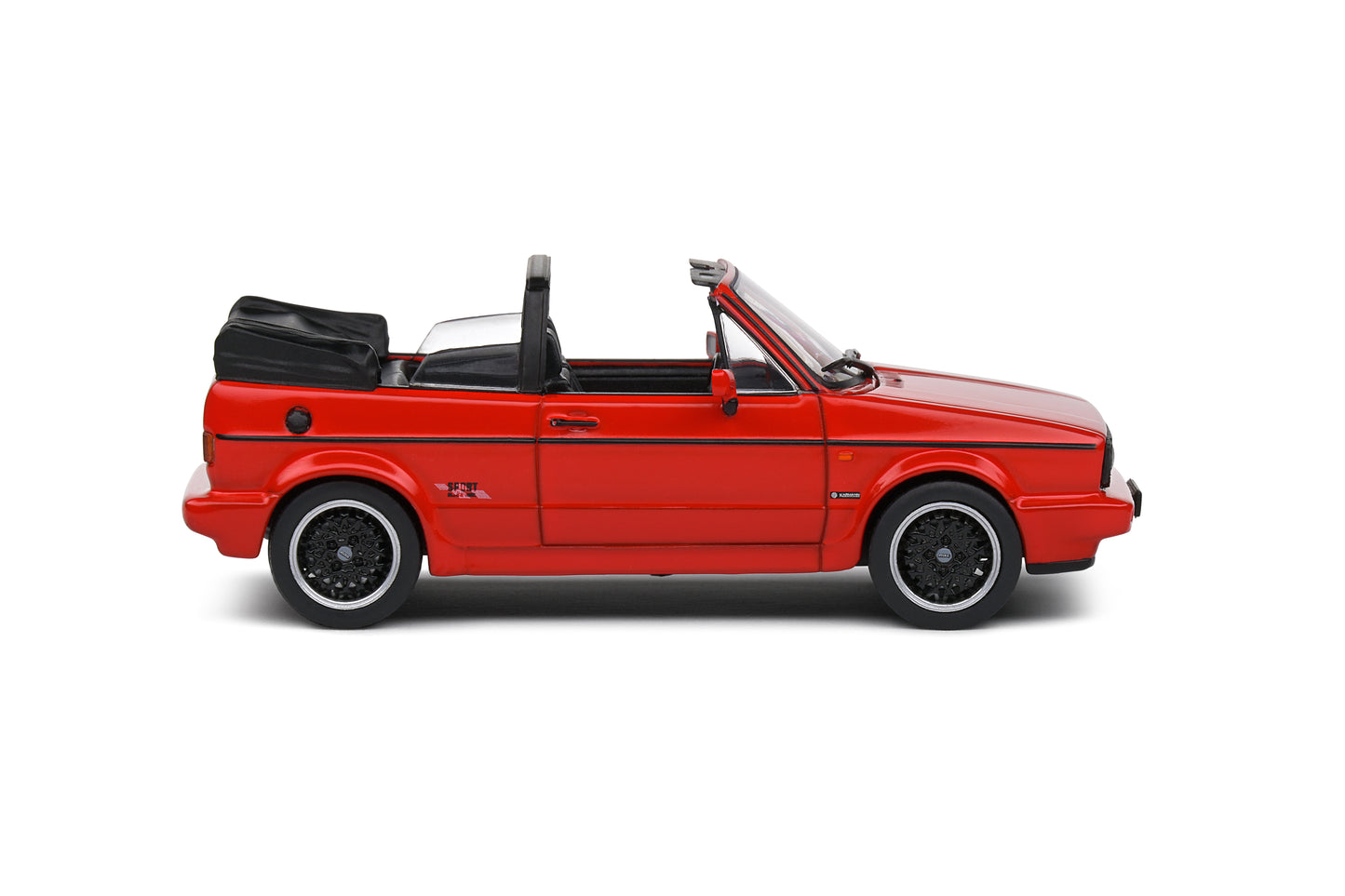 Volkswagen Golf MK1 Convertible 1992 Red Solido 1:43