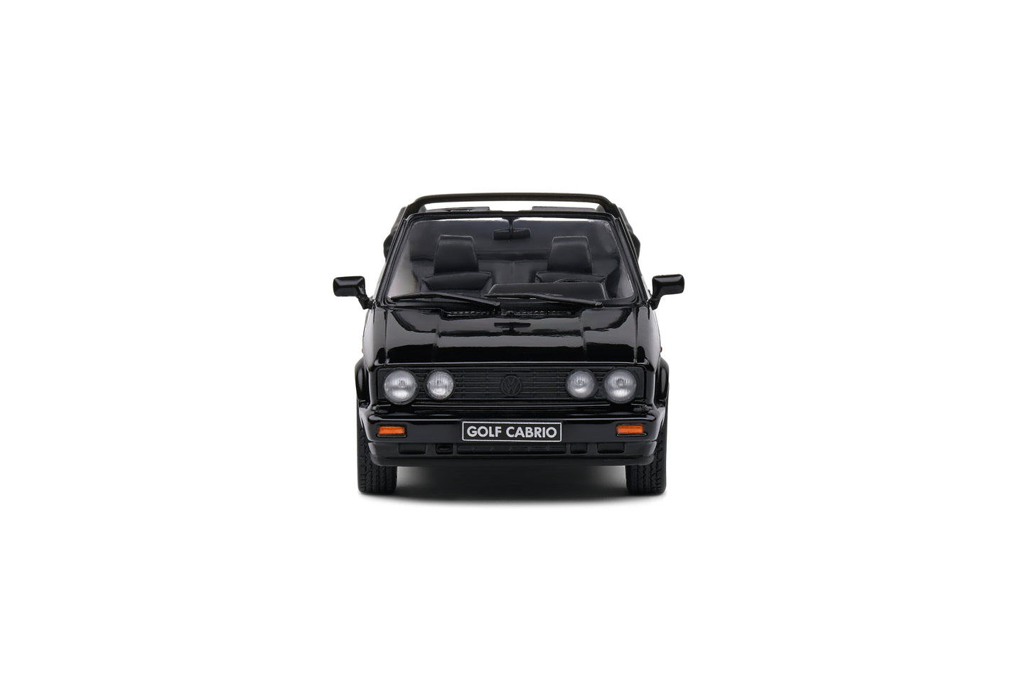 Volkswagen Golf MK1 Convertible 1992 Black Solido 1:43