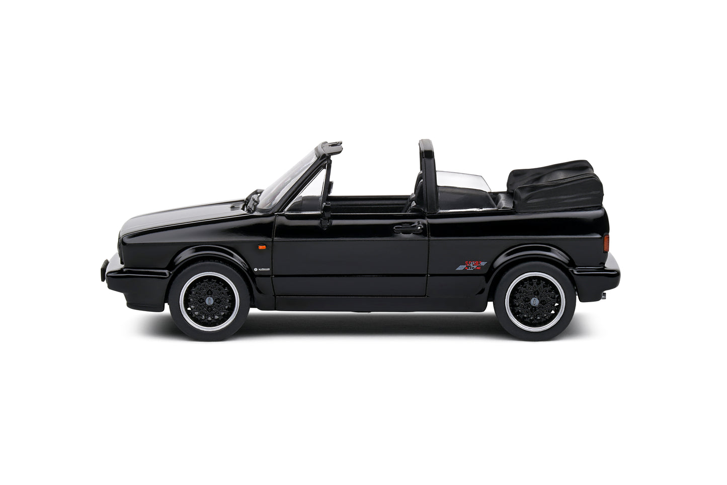 Volkswagen Golf MK1 Convertible 1992 Black Solido 1:43