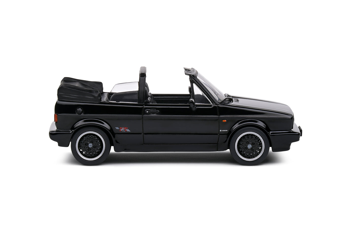 Volkswagen Golf MK1 Convertible 1992 Black Solido 1:43