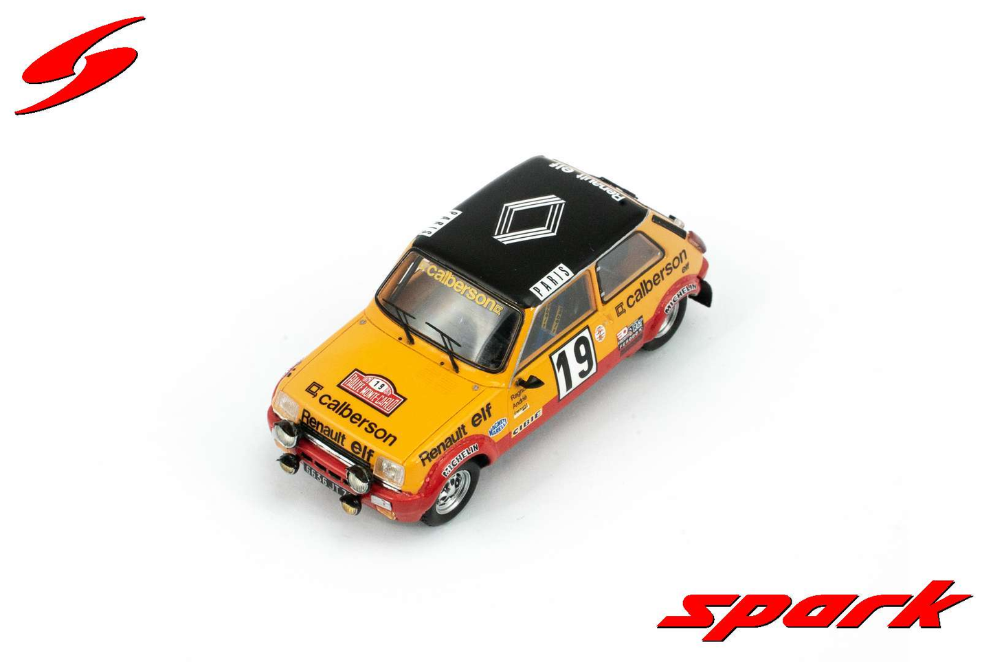 Renault 5 Alpine Gr2 #19  2nd Rally Monte Carlo 1978 Spark 1:43