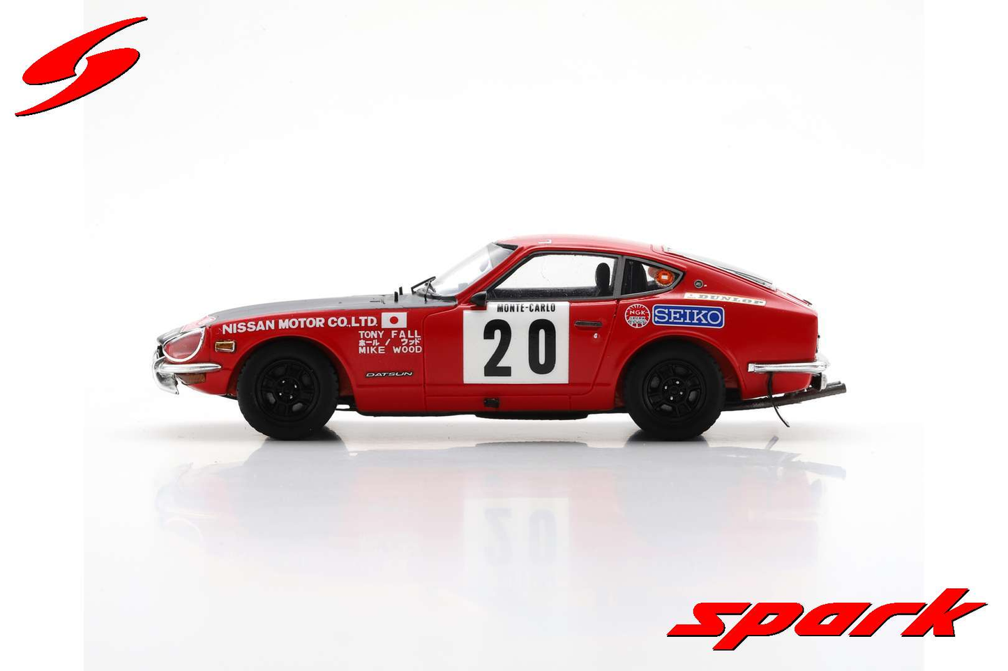 Datsun 240 Z #20 29th Rally Monte Carlo 1972 Spark 1:43