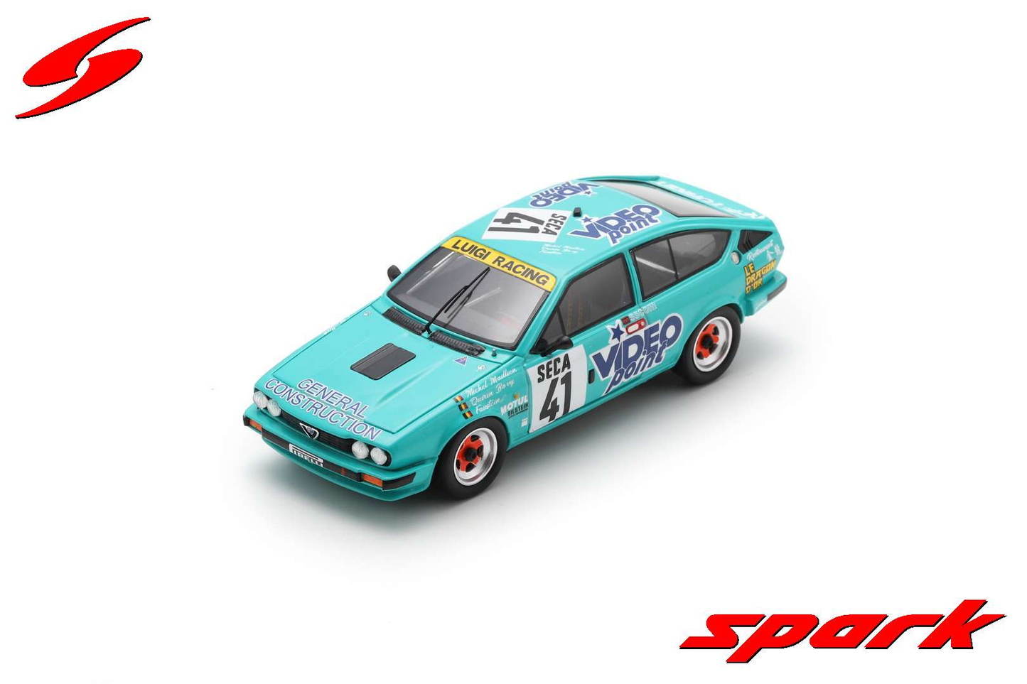 Alfa Romeo GTV6 #41 24Hrs de Spa 1986 Spark 1:43