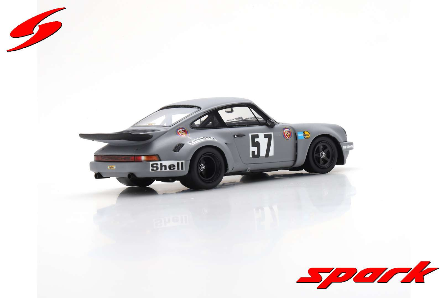 Porsche 911 Carrera RSR 3.0 #57 1000km Le Castellet 1974 Spark 1:43