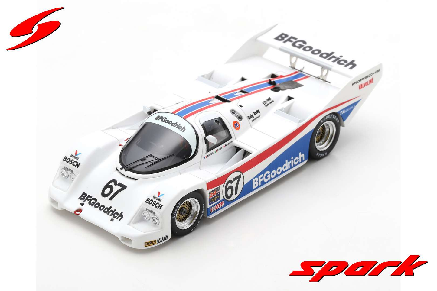 Porsche 962C #67 2nd 24H Daytona 1988 Spark 1:43