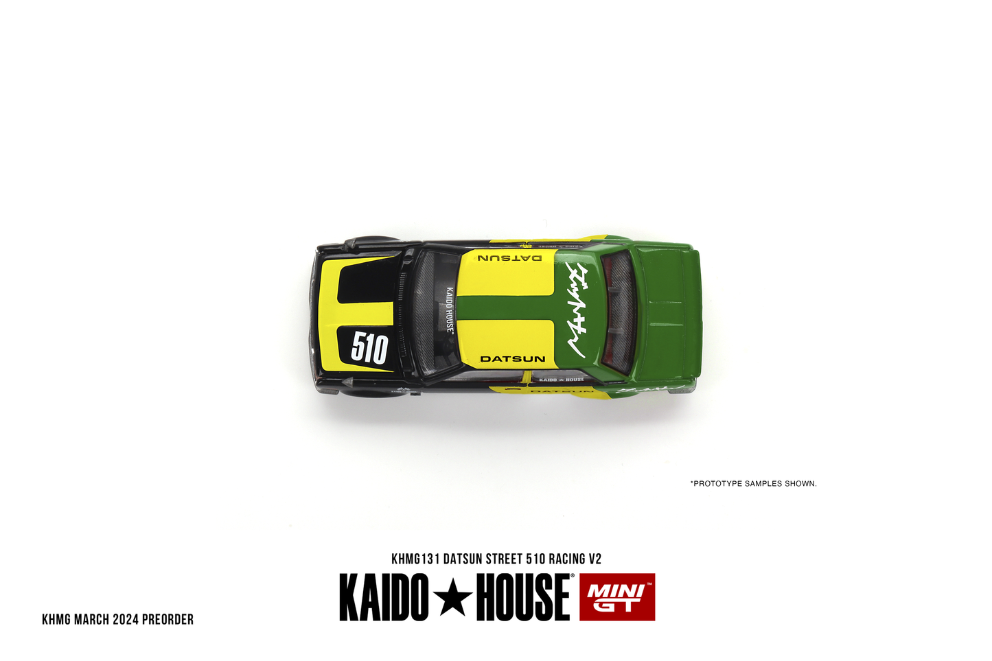 Datsun 510 Street Racing V2 KAIDO HOUSE Mini GT 1:64